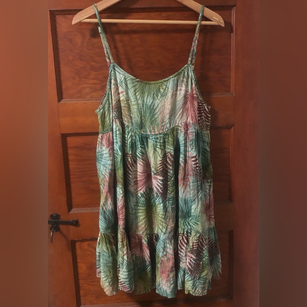 O’Neill Summer Dress Leaf Print Size XL